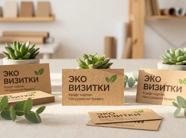 Крафтовые визитки